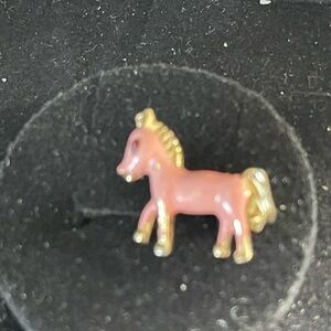 Pink pony pin /Horse Brooch